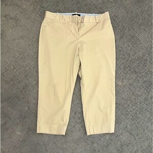 Talbots Khaki crop pants. Size 12P